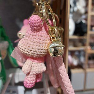 PINK TEDDY BEAR KEY SE MULTI COLORS AVAILABLE PINK, PURPLE, BLUE & MORE